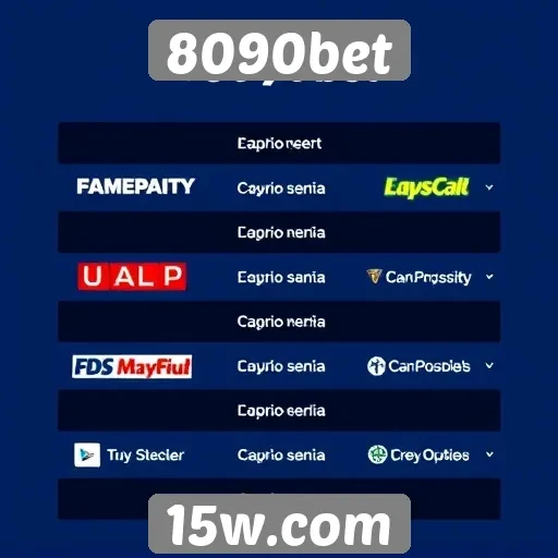 Métodos de pagamento aceitos pelo 8090bet